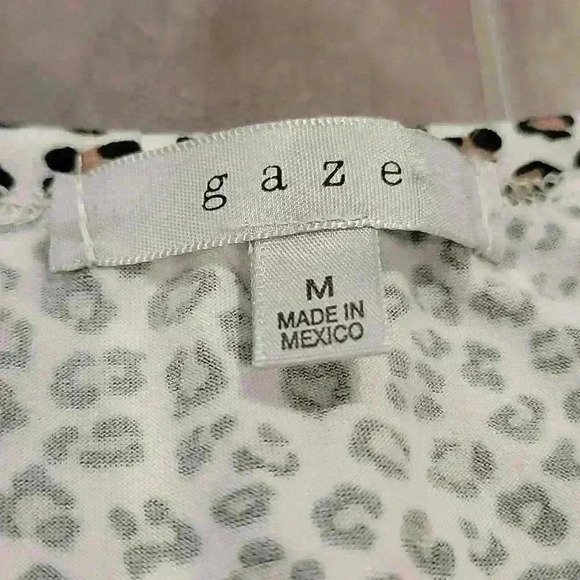 Gaze Cheetah Babydoll Top - Picture 3 of 5